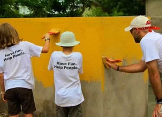 Volunteers in Ghana