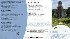 Guatemala Itinerary